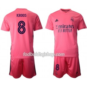 Real Madrid Toni Kroos 8 Børn Udebane Fodboldsæt 2020-21 S/S (+ Korte bukser)